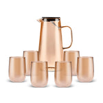 Karaca Parma Wasser Set, 7 Teilig, Amber