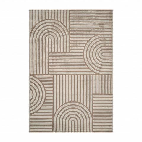 Kaşmir Halı 7/24 İskandinav Thor, Beige, 160x230 cm
