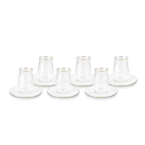 Karaca Arum Tee-Set für 6 Personen, 12 Teilig
