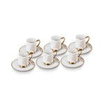 Karaca Afra Kaffeetasse für 6 Personen, 90 ml