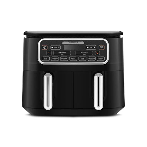 Karaca Air Cook Duo Hausmannskost XXXL 8 Liter Airfryer, Black Chrome, 8 Personen, 2500W