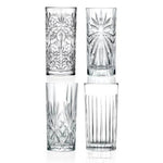 RCR Mixology Soft Drink Tumbler Set, 4 Piece, 360 ml