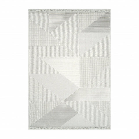 Kaşmir Halı 7/24 İskandinav Clara, Grau, 160x230 cm