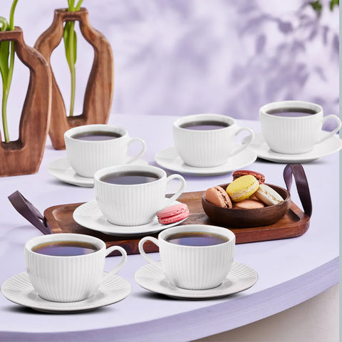 Karaca Seashell 200 ml Teetasse für 6 Personen
