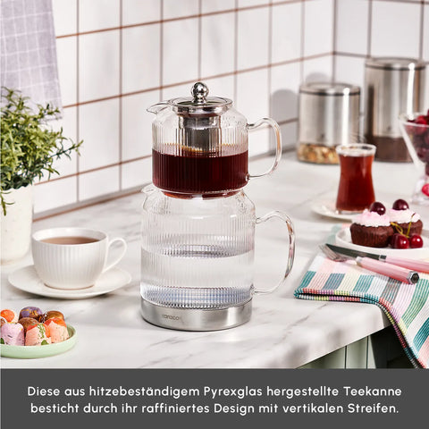Karaca Kelly Glas Teekanne