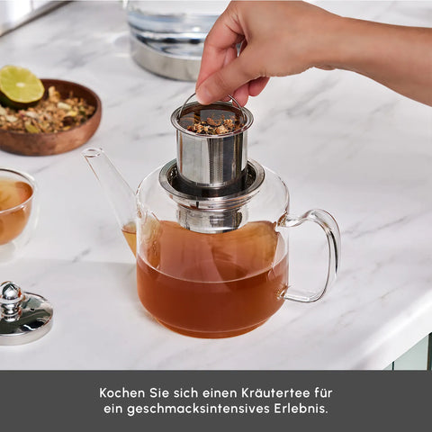 Karaca Dora Glas-Teekanne XL
