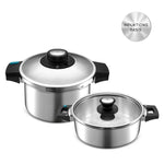 Karaca Quick and Safe Induction Pressure Cooker Set 4+6 Lt