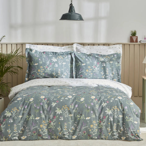 Karaca Home Evergreen Doppeltes Bettbezugsset, Grün