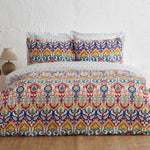 Karaca Home Sarah anderson lionel einzel bettbezug set blau