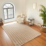Kaschmir Teppich Cosy Premium Bubble Beige, 80x150 cm