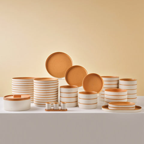 Karaca x Fatih Tutak Earth Collection 57-teiliges Tafelservice für 12 Personen