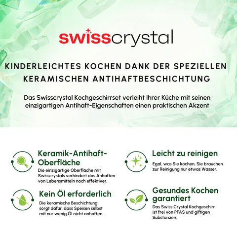 Karaca Swiss Crystal Almond Cream Paslanmaz Çelik Saplı Tava 32 cm
 