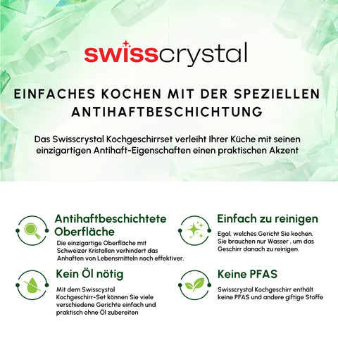 Karaca Swiss Crystal 15 Parça Tencere Seti, Krem