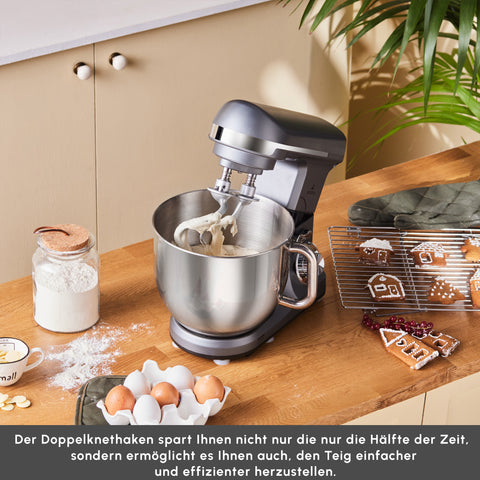 Karaca Blendburst Küchenchef, Grau 1400 W