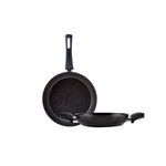 Karaca Biogranite Induction Pan Set 2 Piece Black Gold