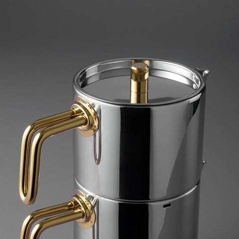 Jumbo Metalix Titanium Gold Teekannenset