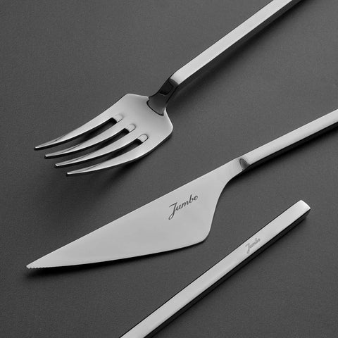 Jumbo 9100 84-teiliges Besteck-Set für 12 Personen mit Box