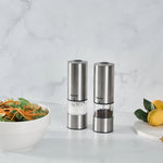 Homend Grindgo 6003 2'li Şarj Edilebilir Baharat Değirmeni Seti, Inox