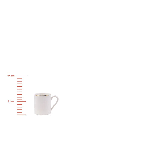 Karaca Elda 12 teiliges Kaffeetassen Set für 6 Personen