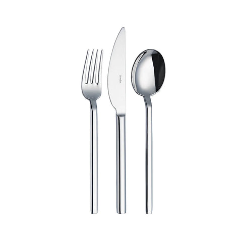 Jumbo 8100 Tafelbesteck- Set aus Gabel Löffel Messer 84- teilig für 12 - Personen mit Box