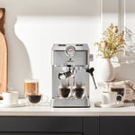 Karaca Coffee Art 1101 Milk Frother, 20 Bar Pressure, Espresso, Latte, Cappuccino, Americano Machine 1.5L Inox