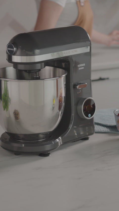 Karaca Mastermaid Chef Ultra D2000W Küchenmaschine mit Digitaldisplay Starlight 7L