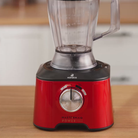 Karaca Mastermaid Power Max 11 in 1 Küchenroboter, Schwarz-Silber Matt, 2500 W