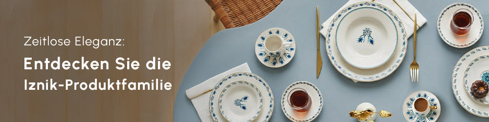 Karaca İznik Coffee Cup Set for 6 Person, 80 ml